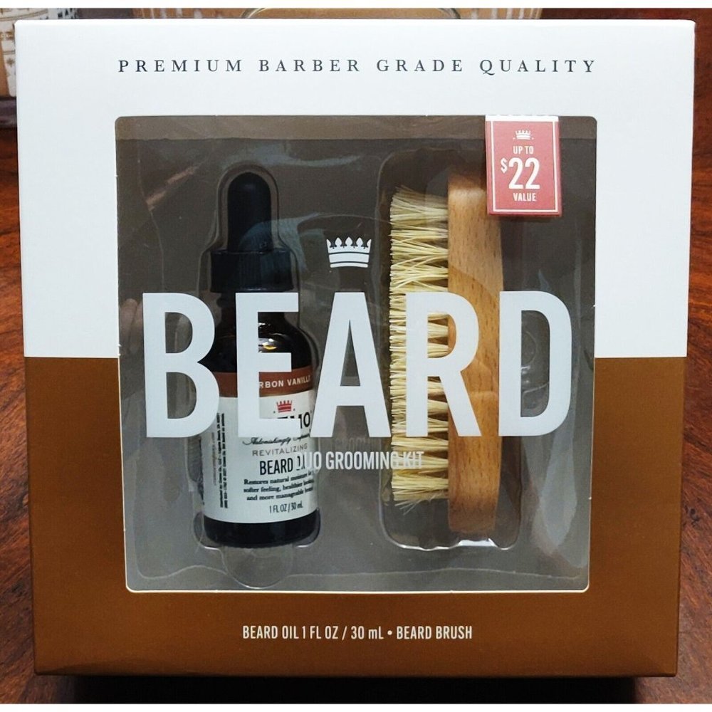 Cremo Men's Bourbon Vanilla Beard Grooming Gift Set *NEW*